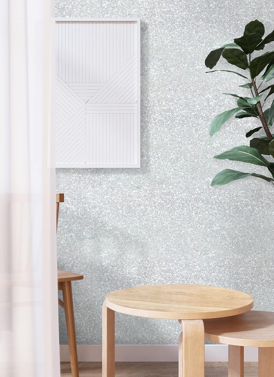 Silver Glitter Premium Sparkle for Crafts & Decor