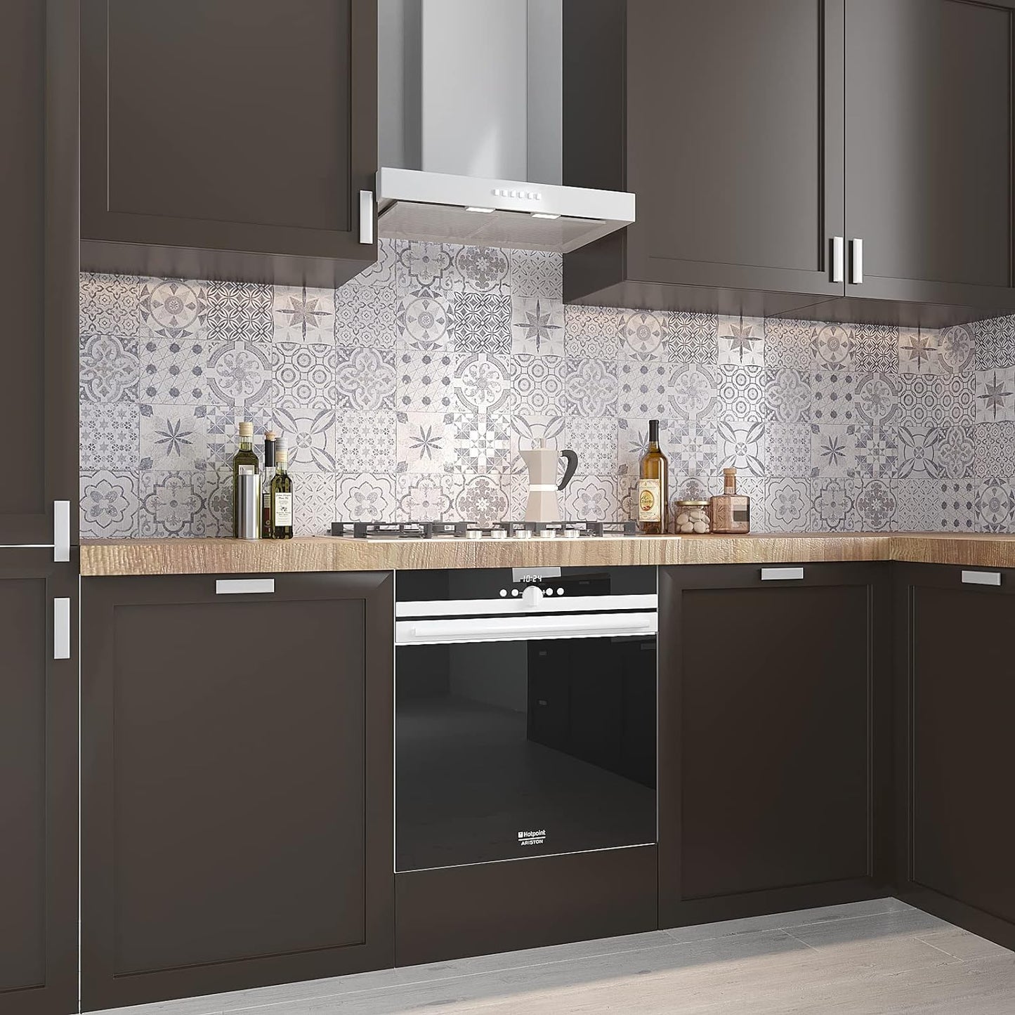 Matte Finish Solid Brown Color Removable Wallpaper – GREEWELT®
