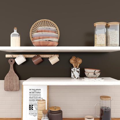 Matte Finish Solid Brown Color Removable Wallpaper – GREEWELT®