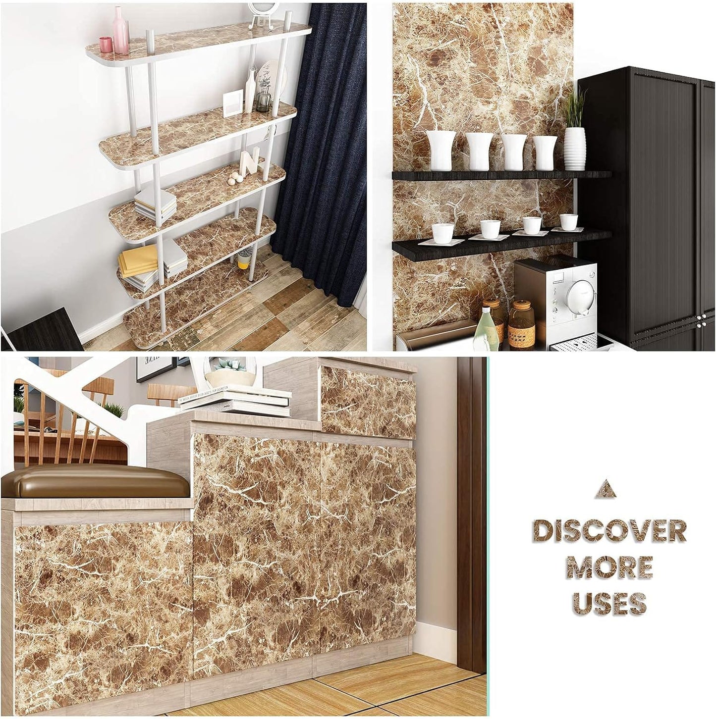 Brown Marble Wallpaper – Luxury Stone Finish