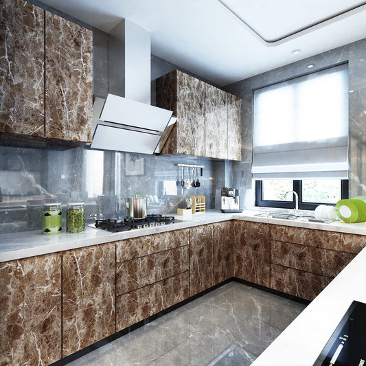 Brown Marble Wallpaper – Luxury Stone Finish