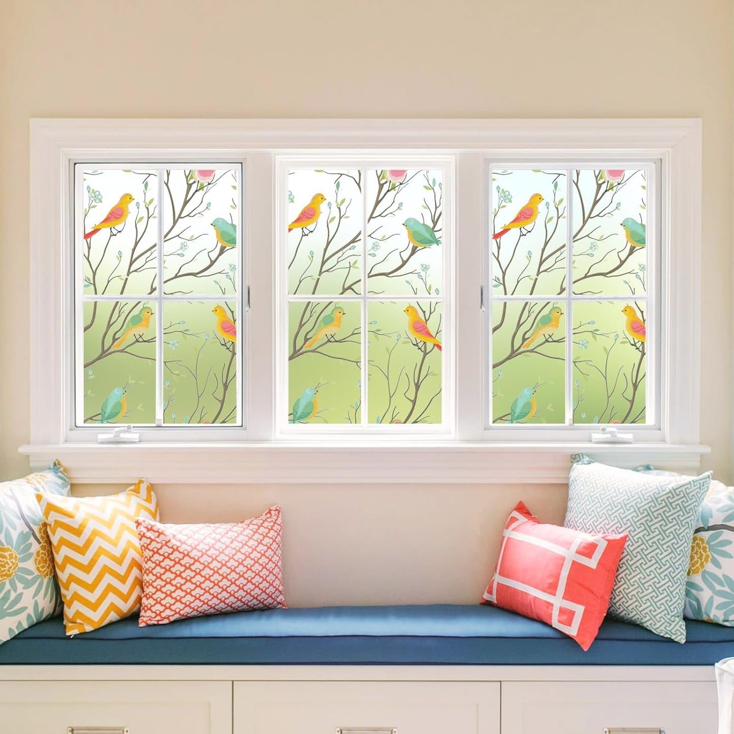 Bird Pattern Window Film – Privacy Glass Décor